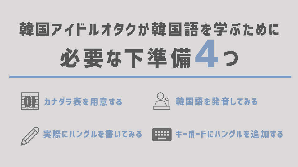超初心者向け 韓国語に興味あるなら下準備からはじめよう 韓国アイドルオタク Ol辞めてオタ活をしに韓国で一人暮らししてみた